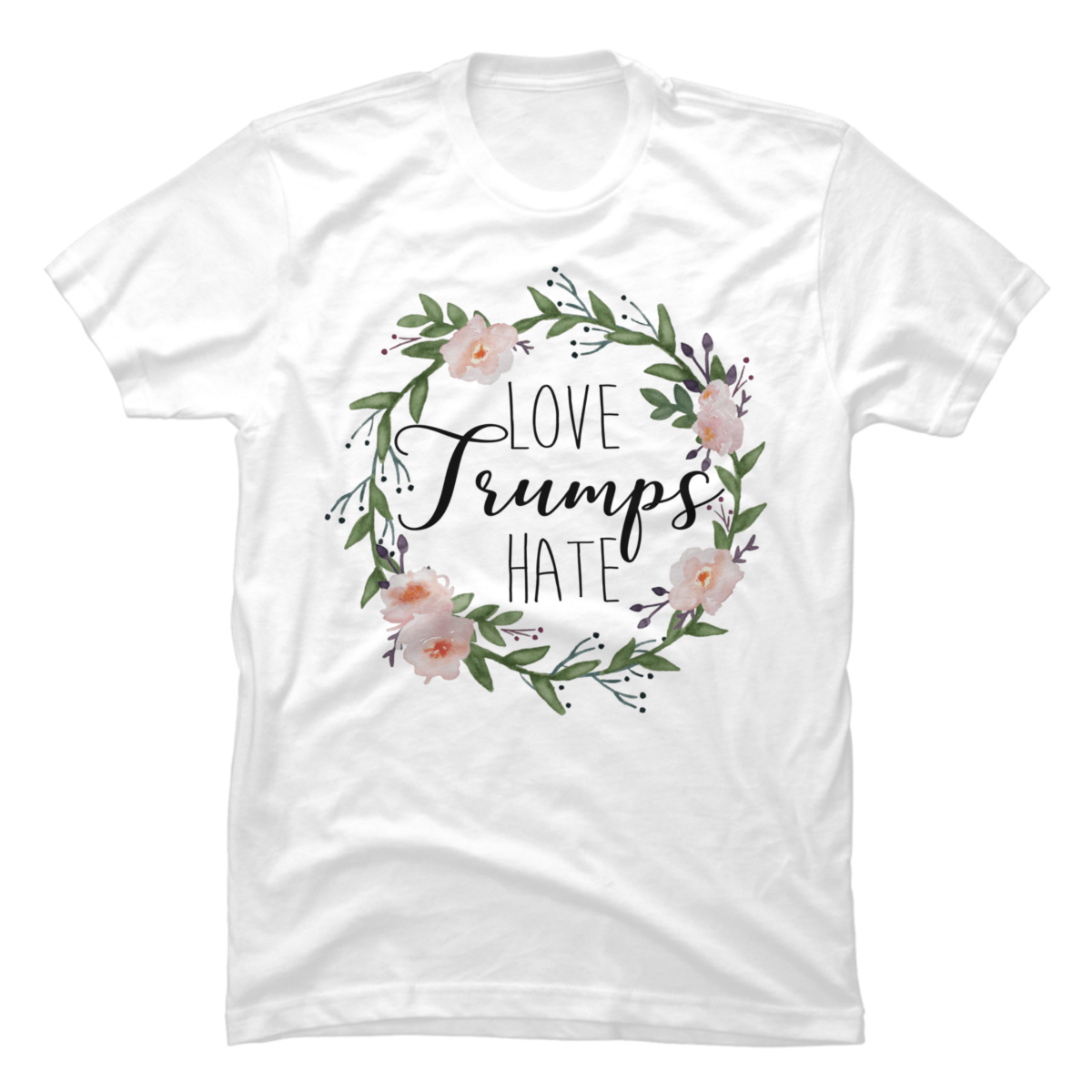 love trumps hate tee shirt